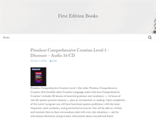 Tablet Screenshot of firsteditionbooks.com.au